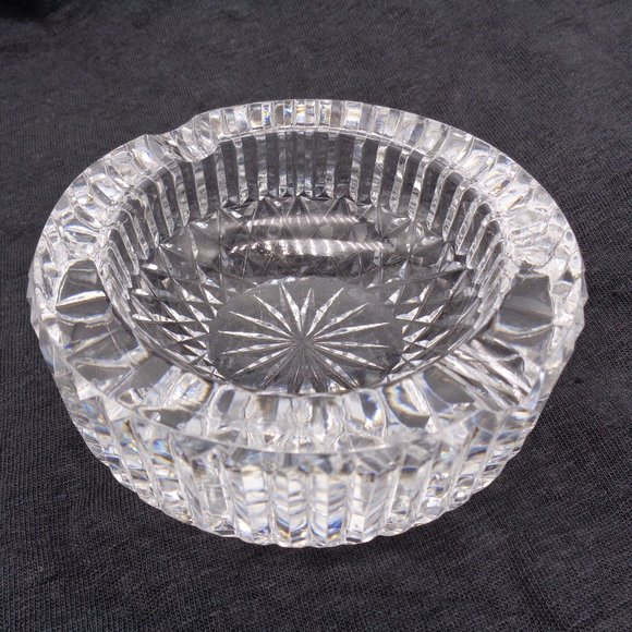Waterford Crystal Accents Vintage Waterford Crystal Ashtray Lismore